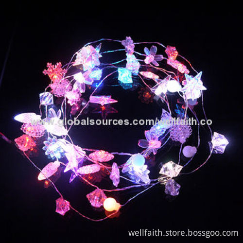 LED RGB Multi-colored Decoration String Lights with 0.4W Rated Power